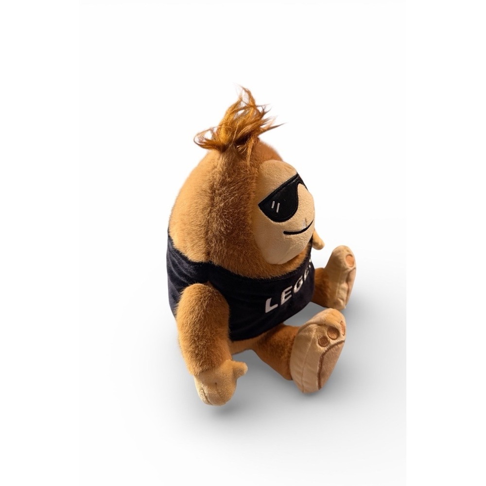 Bigfoot Sasquatch Yeti Plush Stuffed Toy 12 Inch Legend Sunglasses - Picture 2 of 3